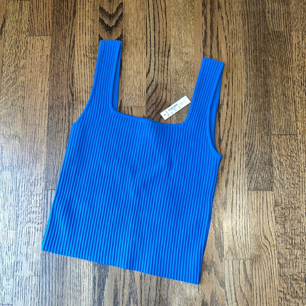 Square Neck Ribbed Tank